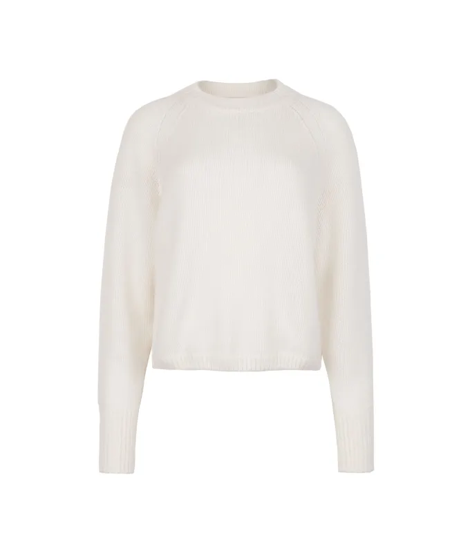 Girocollo in cashmere tricot
