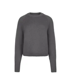 Girocollo in cashmere tricot
