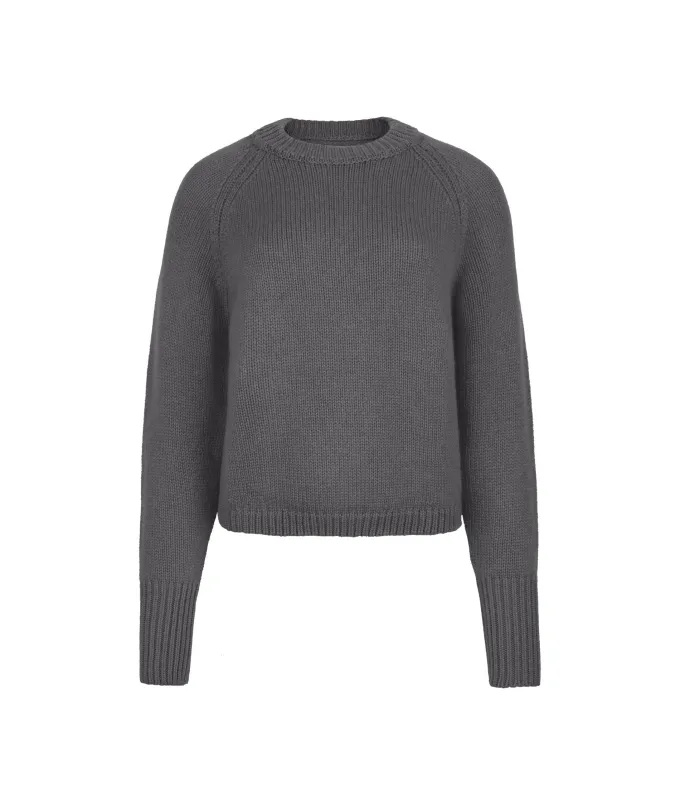 Girocollo in cashmere tricot