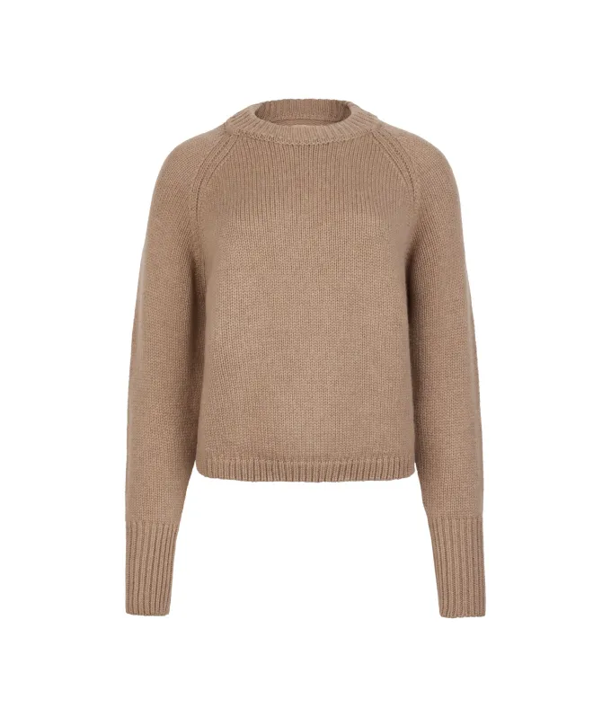 Girocollo in cashmere tricot