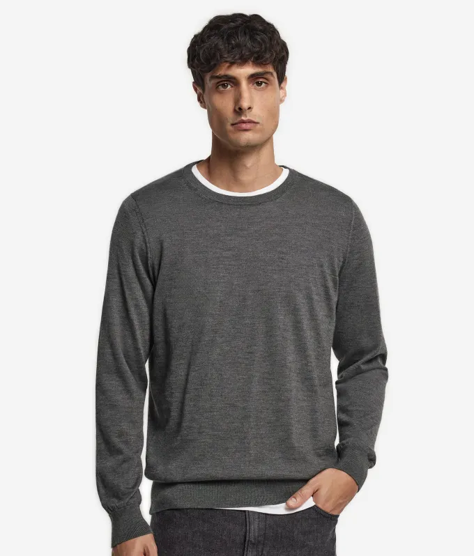 Girocollo in Cashmere Ultrafine