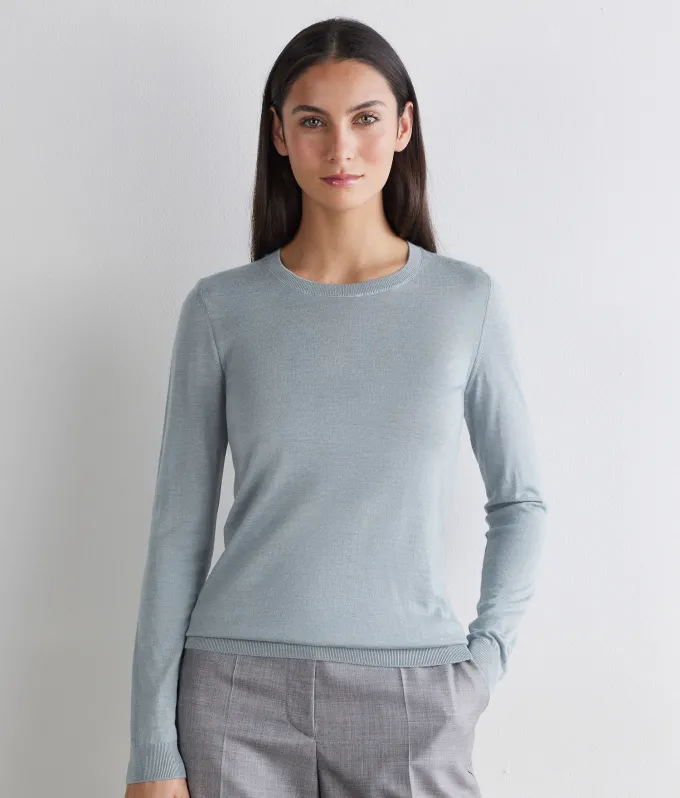 Girocollo in Cashmere Ultrafine