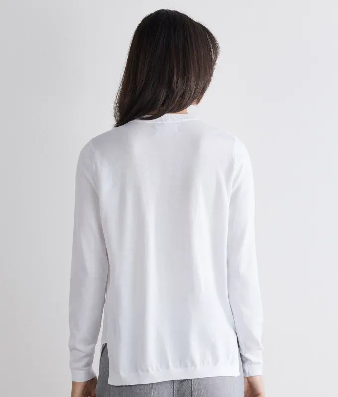 Girocollo in cotone