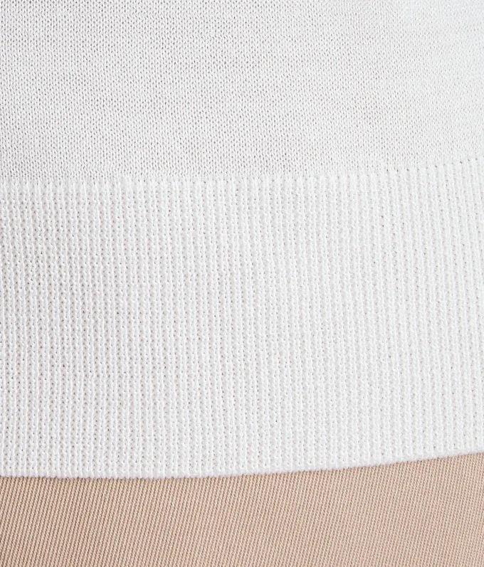 Girocollo in seta cotone