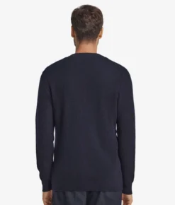 Girocollo punto waffle in Cashmere Ultrasoft