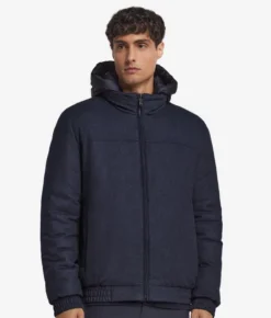 Giubbino reversibile in seta e cashmere