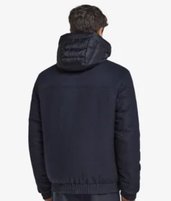 Giubbino reversibile in seta e cashmere