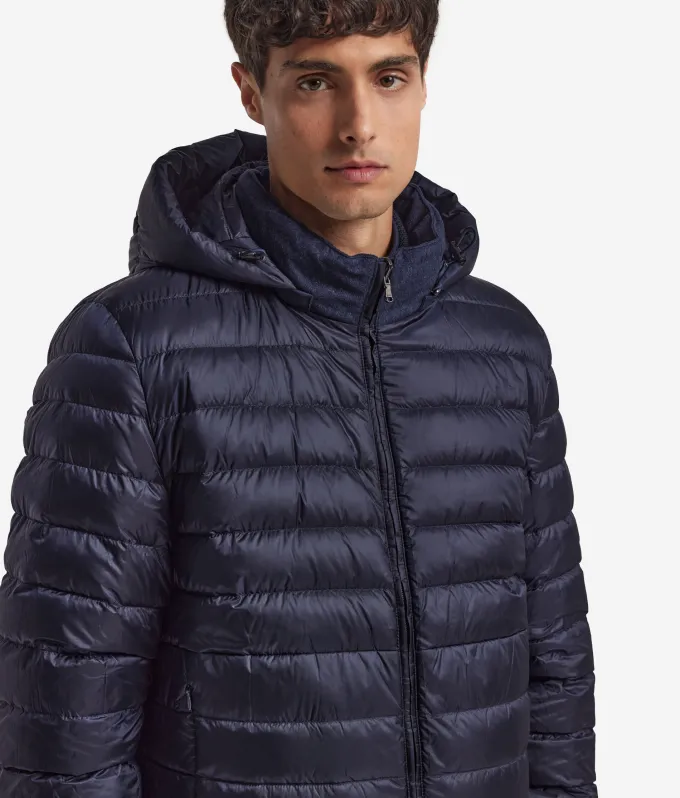 Giubbino reversibile in seta e cashmere
