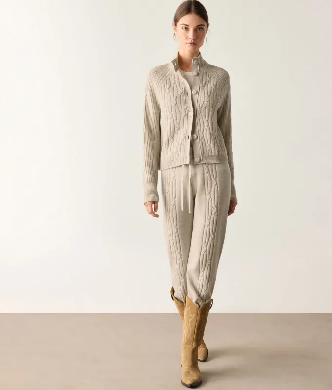 Golfino coste intrecciate in Cashmere Ultrasoft