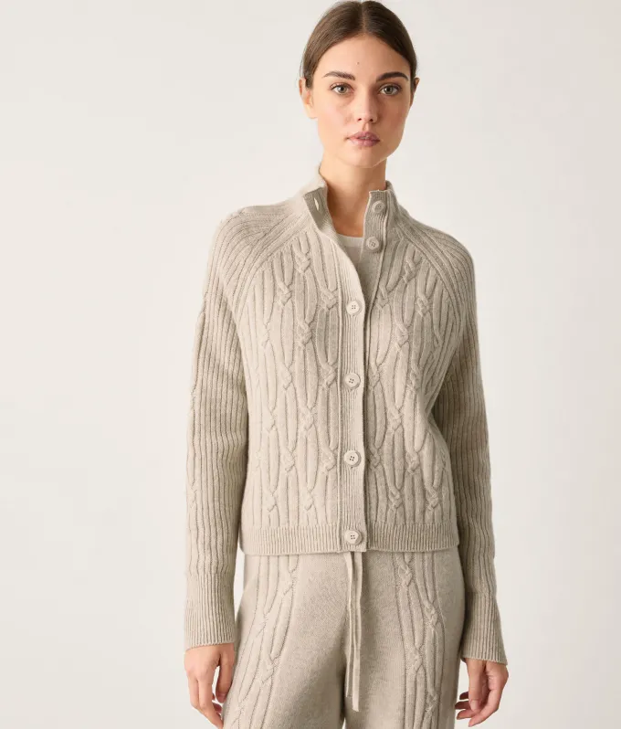 Golfino coste intrecciate in Cashmere Ultrasoft