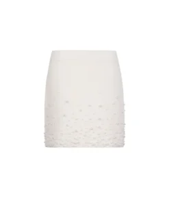 Gonna con perle in Cashmere Ultrasoft
