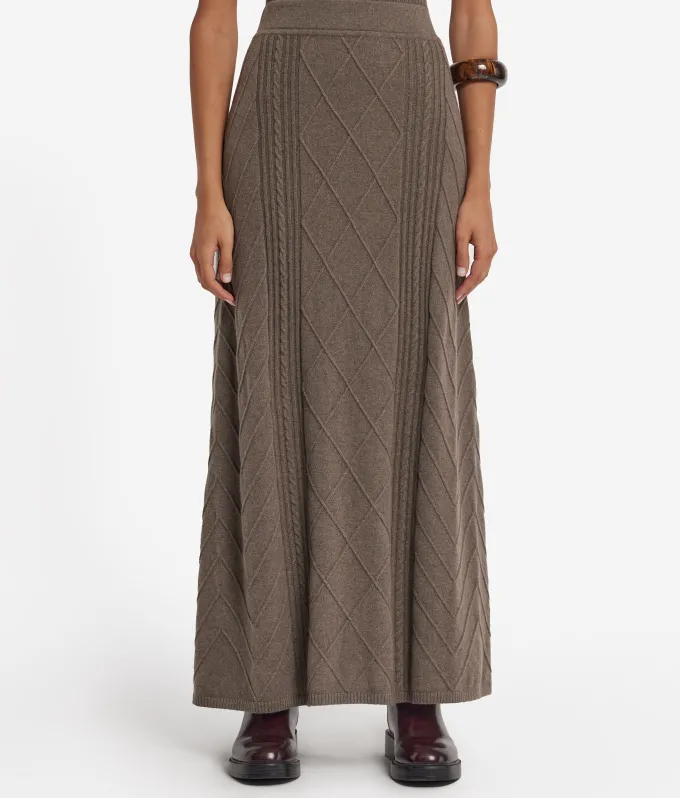 Gonna punti misti in Cashmere Ultrasoft