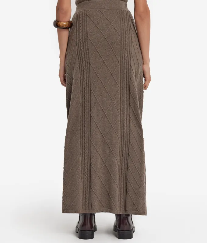 Gonna punti misti in Cashmere Ultrasoft