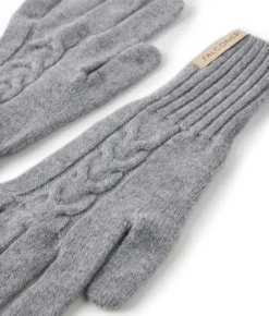 Guanti con intreccio in Cashmere Ultrasoft