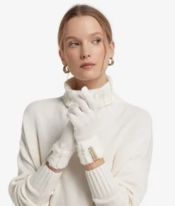 Guanti in Cashmere Ultrasoft e bouclè