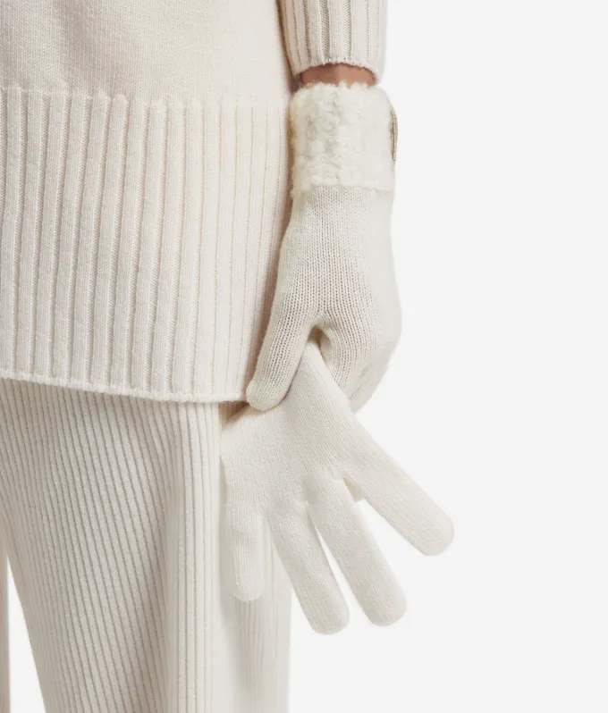 Guanti in Cashmere Ultrasoft e bouclè