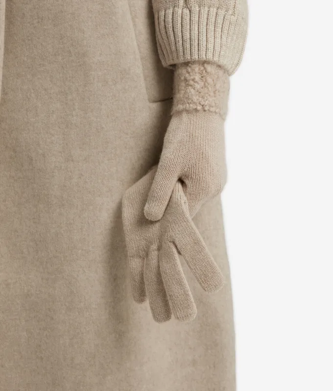 Guanti in Cashmere Ultrasoft e bouclè