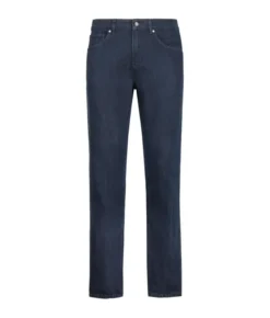 Jeans in cotone e lino