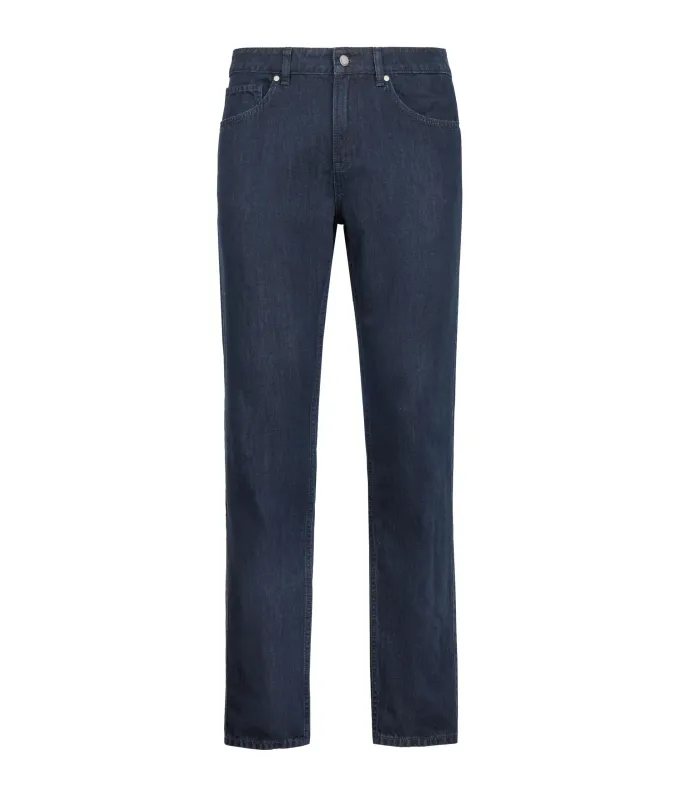 Jeans in cotone e lino