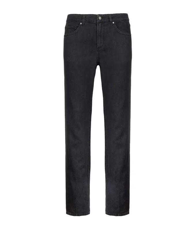 Jeans in cotone e lino