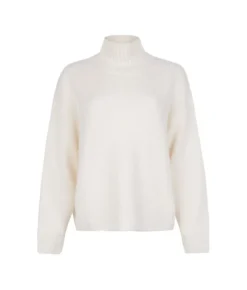 Maglia con collo a cratere in Cashmere Tricot