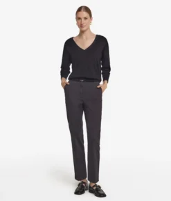 Maglia con doppio scollo a V in Cashmere Ultrafine