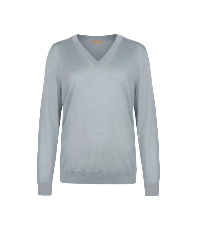 Maglia con scollo a V in Cashmere Ultrafine