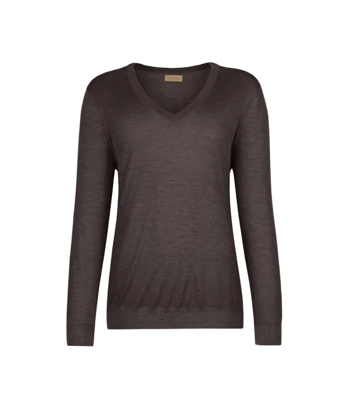 Maglia con scollo a V in Cashmere Ultrafine
