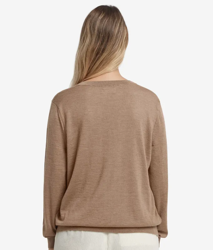 Maglia con scollo a V in Cashmere Ultrafine
