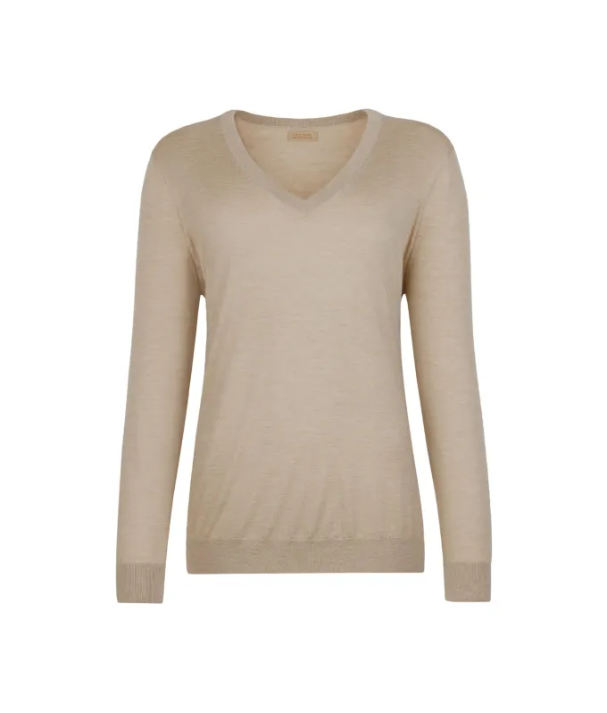 Maglia con scollo a V in Cashmere Ultrafine