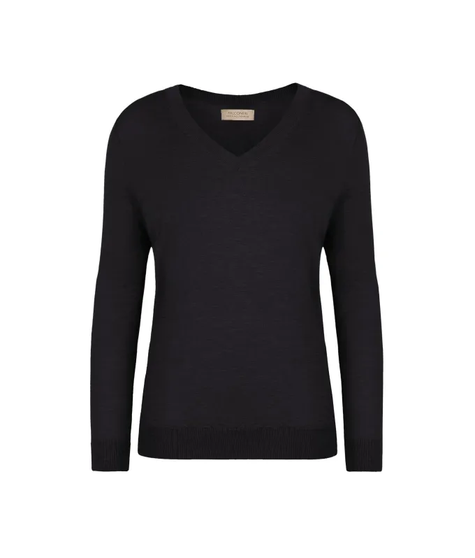 Maglia con scollo a V in Cashmere Ultrafine