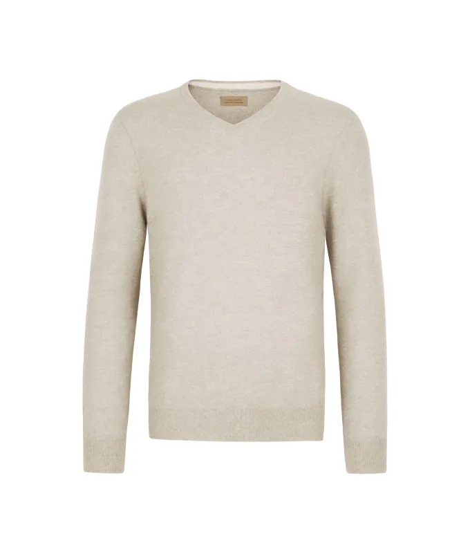 Maglia con scollo a V in Cashmere Ultrasoft