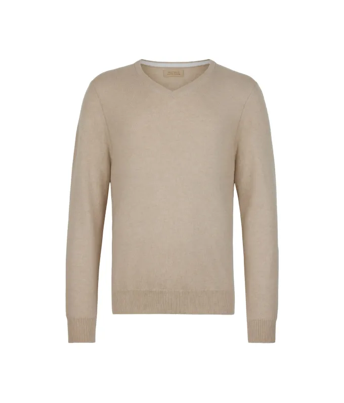 Maglia con scollo a V in Cashmere Ultrasoft