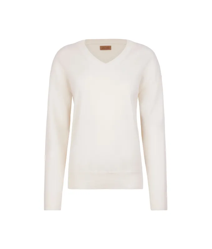 Maglia con scollo a V in Cashmere Ultrasoft