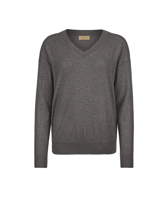 Maglia con scollo a V in Cashmere Ultrasoft