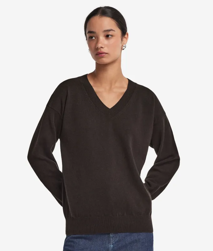 Maglia con scollo a V in Cashmere Ultrasoft