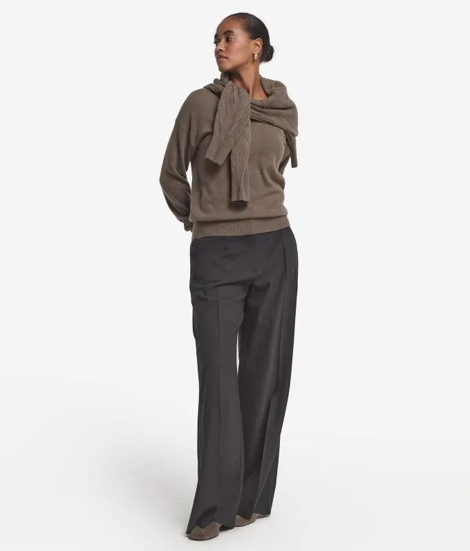 Maglia con scollo a V in Cashmere Ultrasoft