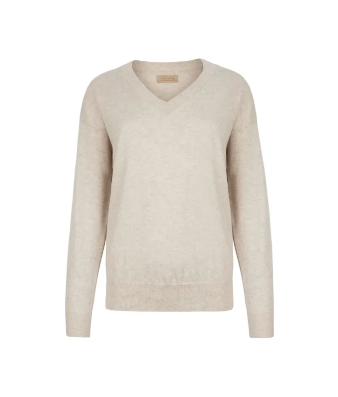 Maglia con scollo a V in Cashmere Ultrasoft