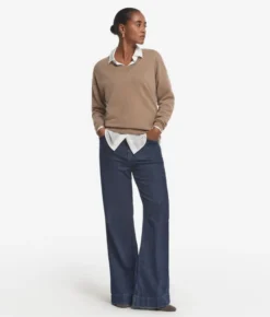 Maglia con scollo a V in Cashmere Ultrasoft