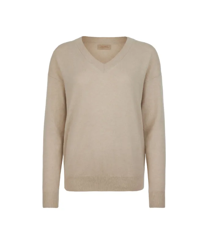 Maglia con scollo a V in Cashmere Ultrasoft