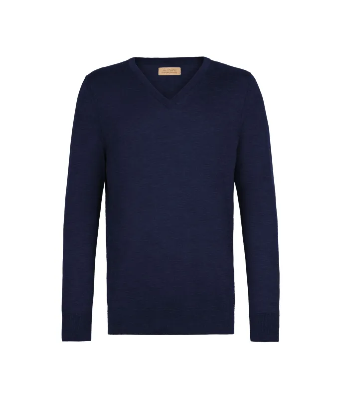 Maglia con scollo V in Cashmere Ultrafine