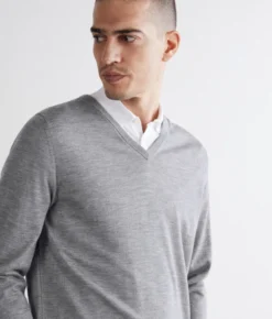 Maglia con scollo V in Cashmere Ultrafine