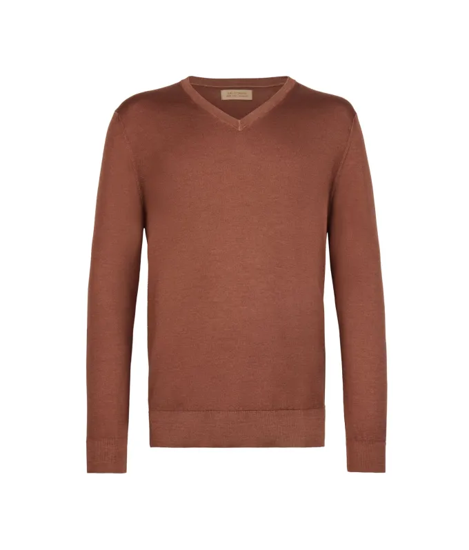 Maglia con scollo V in Cashmere Ultrafine