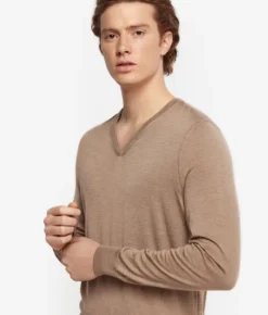 Maglia con scollo V in Cashmere Ultrafine
