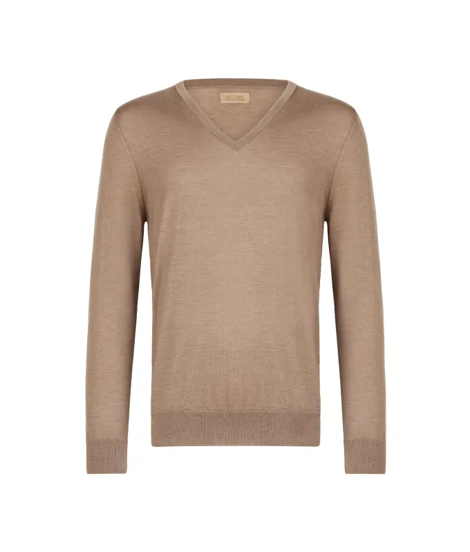 Maglia con scollo V in Cashmere Ultrafine