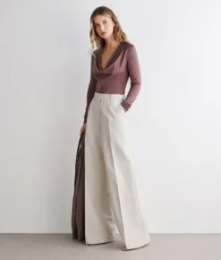 Maglia drappeggio in Cashmere Silkfine