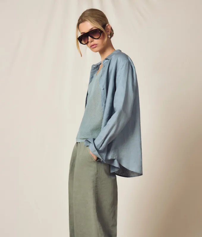 Maglia traforata in cotone