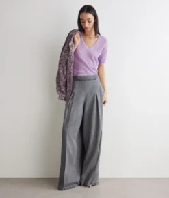 Maglia traforata in cotone