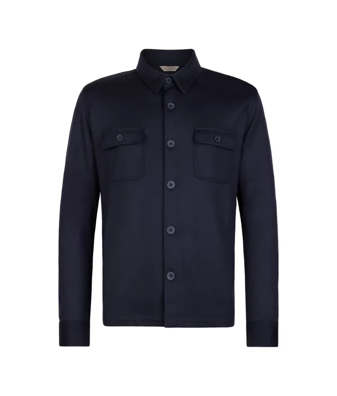 Overshirt in lana