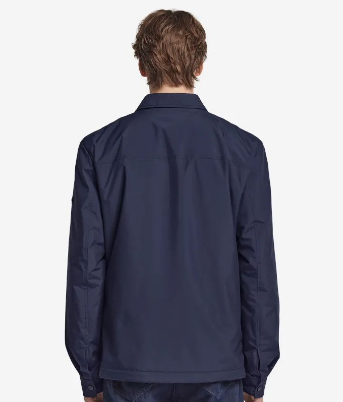 Overshirt tecnico con zip